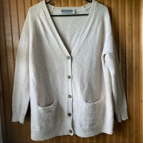 Stitch Play Slouchy Cardigan Womens 